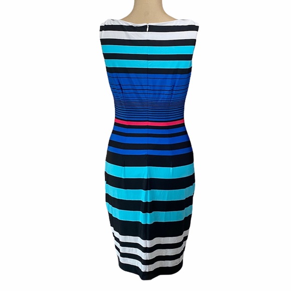 CACHE Striped Midi Length Dress - Picture 5 of 6